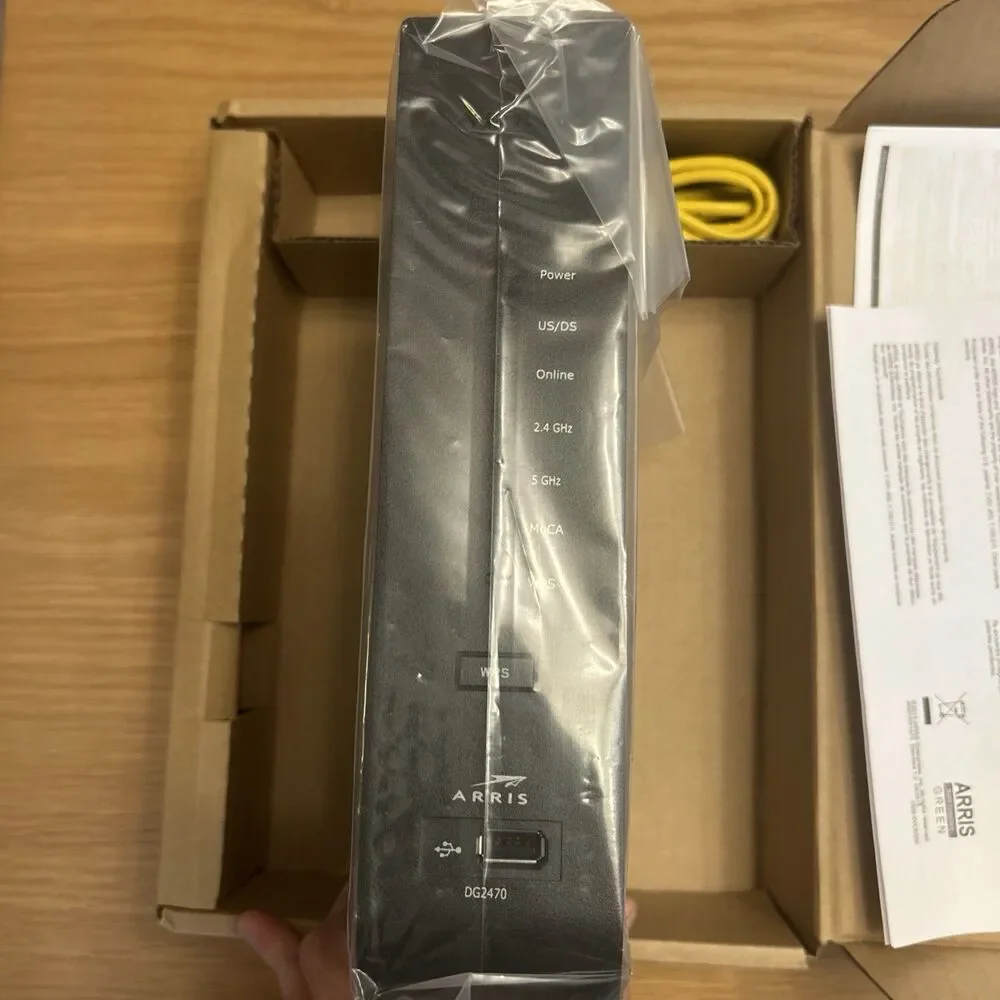 ARRIS DG2470 Dual Band Wireless DOCSIS 3.0 Cable Modem WIFI Router w/ Pwr Cord - Picture 5 of 8